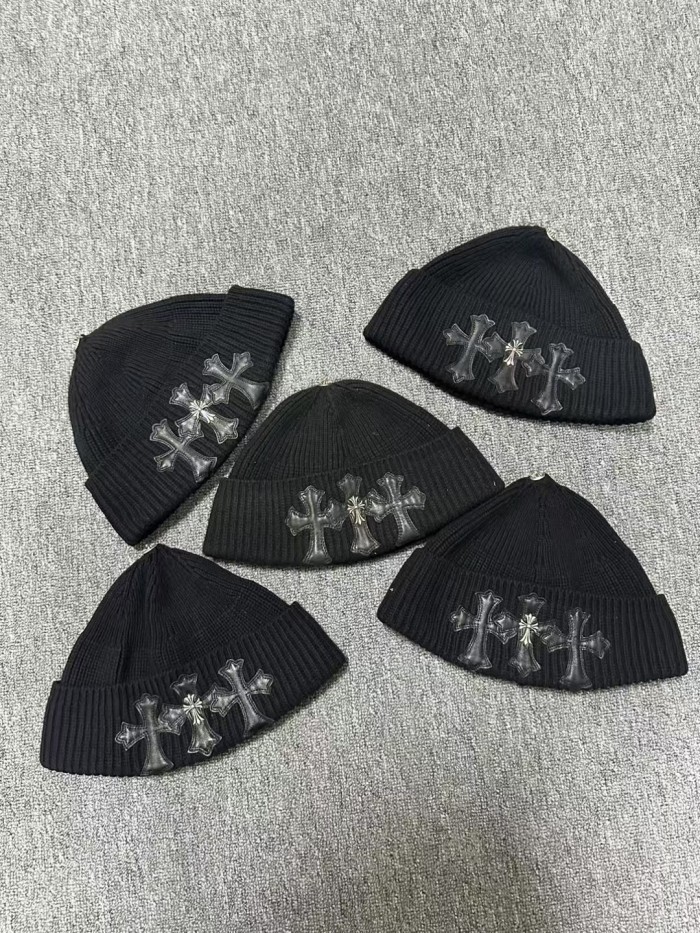 NIGO Chrome Hearts Men's And Women's Spring/Fall Fashion Solid Color Logo Cross Emblem Decorative Hat Accessories #nigo78714
