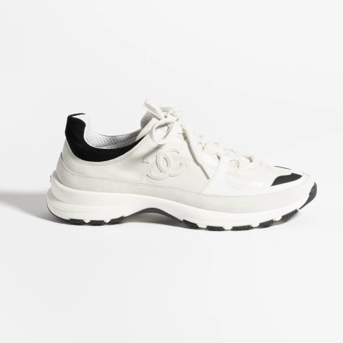 NIGO Chanel Men's And Women's Spring/Fall Fashion Casual Round Toe Lace Up Leather Suede Sneakers with Slightly Thickened Sole Shoes #nigo78726