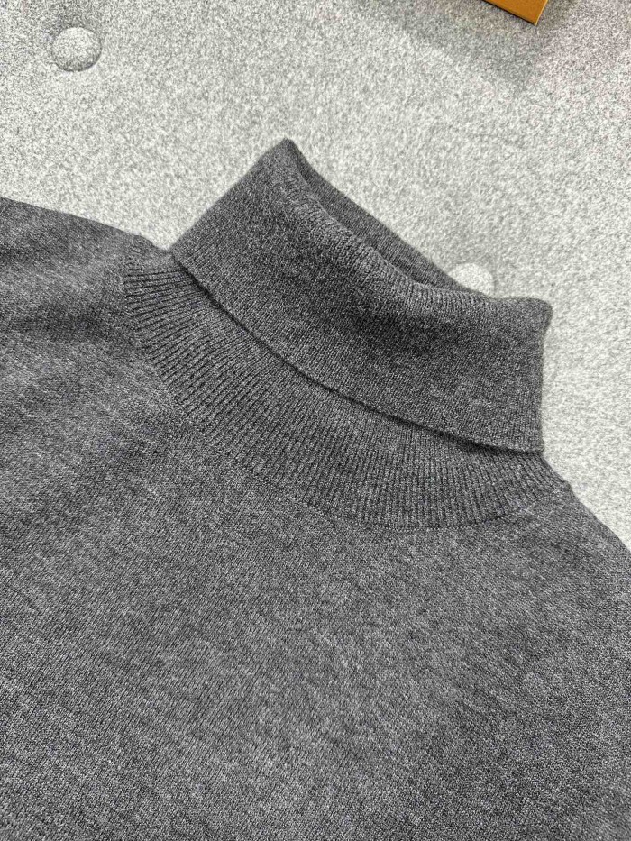 NIGO Louis Vuitton MONOGRAM Men's Fall/Winter Fashion Casual Solid Color Classic Vintage Print Long Sleeve Turtleneck Pullover Sweater #nigo78734