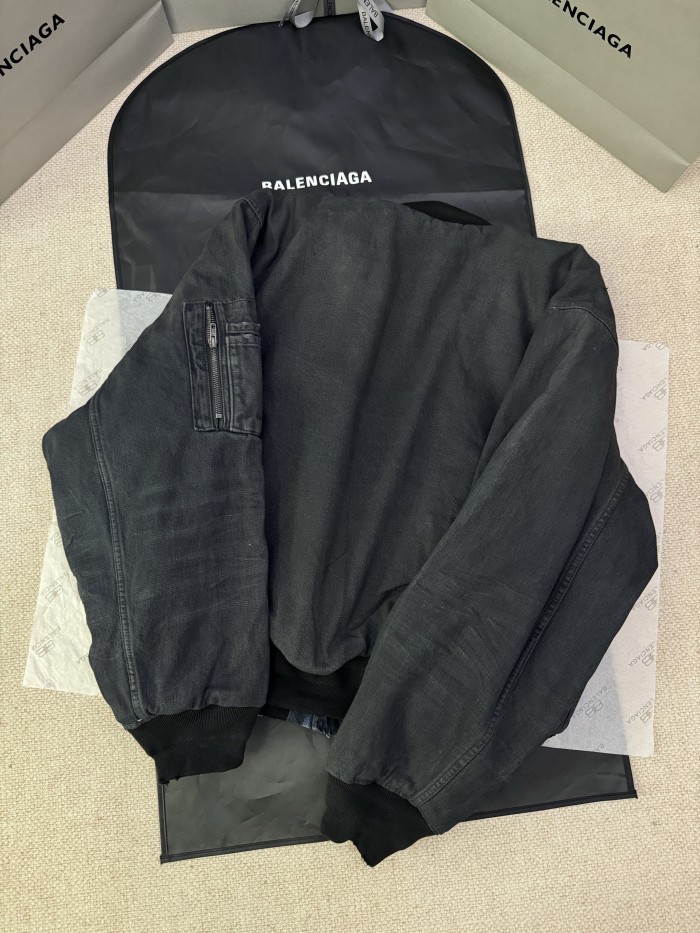NIGO Balenciaga Men's And Women's Spring/Fall Fashion Casual Crewneck Zipper Washed Distressed Splatter-Print Cotton Jacket Down Jacket Coat #nigo78737