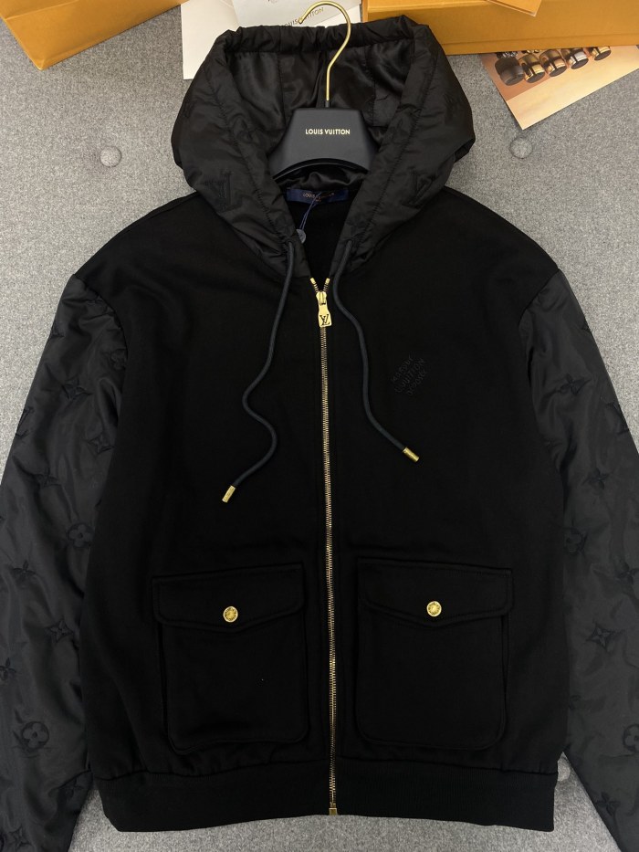 NIGO Louis Vuitton Men's Spring/Fall Fashion Casual Solid Color Hooded Zipper Long Sleeve Jacket #nigo78761