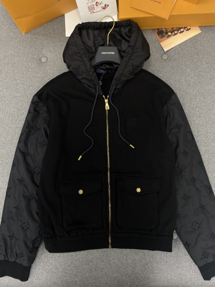 NIGO Louis Vuitton Men's Spring/Fall Fashion Casual Solid Color Hooded Zipper Long Sleeve Jacket #nigo78761