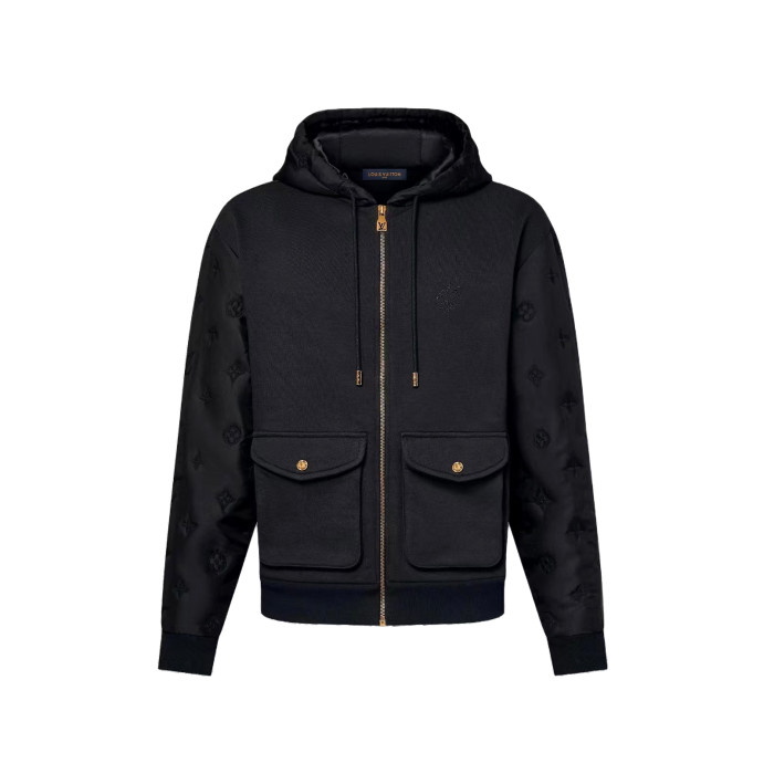 NIGO Louis Vuitton Men's Spring/Fall Fashion Casual Solid Color Hooded Zipper Long Sleeve Jacket #nigo78761