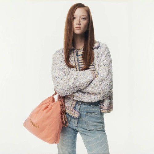 NIGO Chanel Women's Waist-Defining Single-Breasted Colorful Knit Cotton Long-Sleeve Cardigan Jacket Ngvp #nigo2374