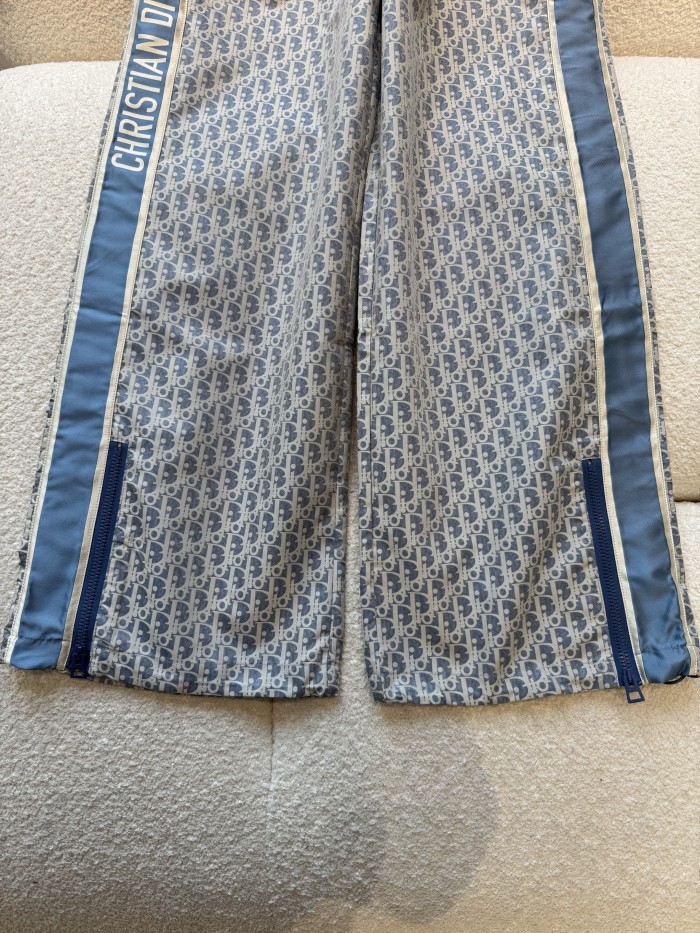 NIGO Dior Men's and Women's Spring/Fall Fashion Casual Drawstring Zipper Vintage Print Pants #nigo78754