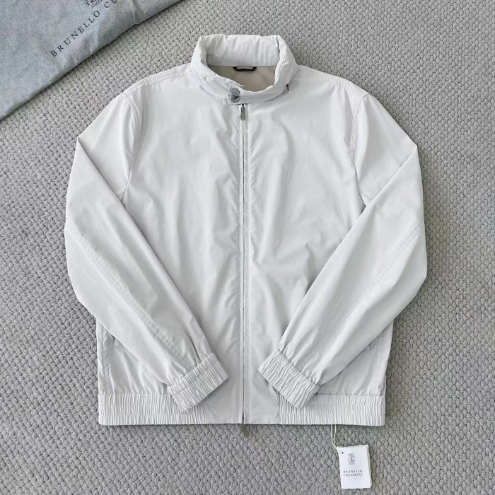 NIGO Brunello Cucinelli Men's Spring/Fall Fashion Casual Stand Collar Zipper Waist Elastic Long Sleeve Jacket #nigo78776