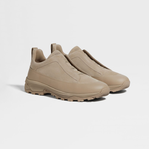 NIGO Ermenegildo Zegna Triple Stitch™ Monte Men's Fall/Winter Fashion Casual Round Toe Slip On Leather Suede Low Top Slip On Sneakers Shoes #nigo78782