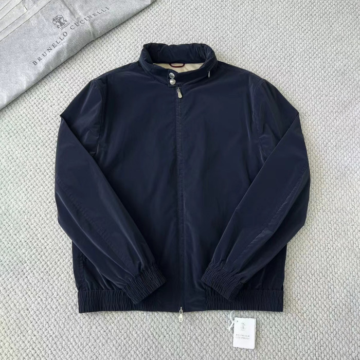 NIGO Brunello Cucinelli Men's Spring/Fall Fashion Casual Stand Collar Zipper Waist Elastic Long Sleeve Jacket #nigo78776