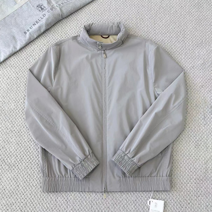 NIGO Brunello Cucinelli Men's Spring/Fall Fashion Casual Stand Collar Zipper Waist Elastic Long Sleeve Jacket #nigo78776