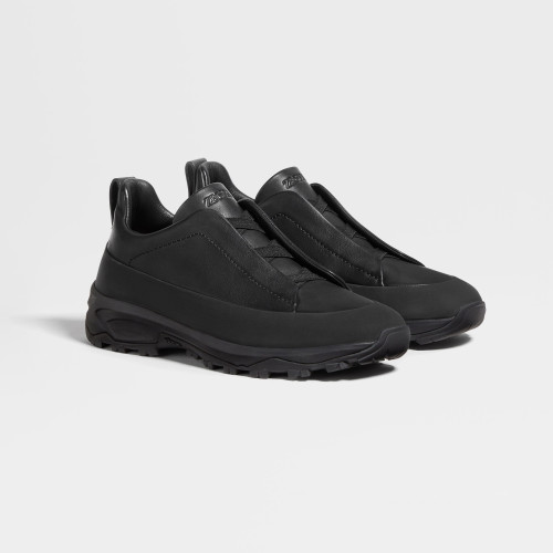 NIGO Ermenegildo Zegna Triple Stitch™ Monte Men's Fall/Winter Fashion Casual Round Toe Slip On Leather Suede Low Top Slip On Sneakers Shoes #nigo78782