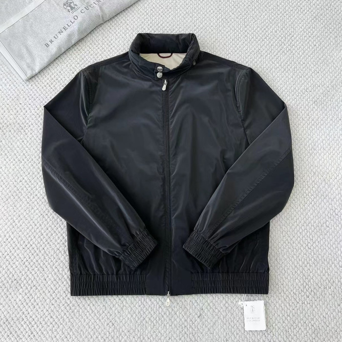 NIGO Brunello Cucinelli Men's Spring/Fall Fashion Casual Stand Collar Zipper Waist Elastic Long Sleeve Jacket #nigo78776