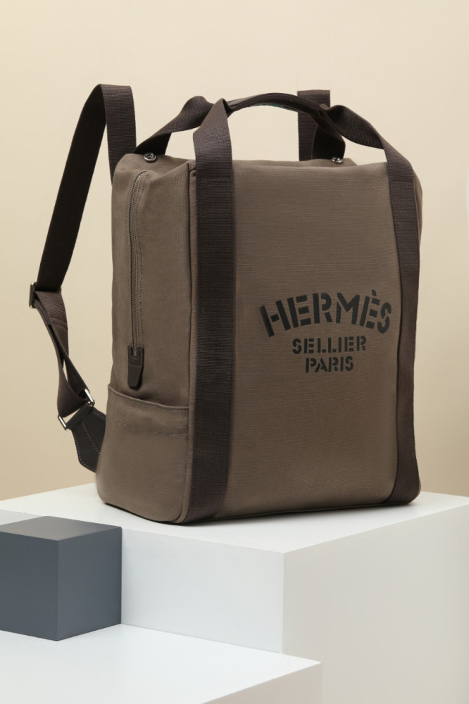 NIGO Hermes Men's wear and Women's Fashion Casual Patterned Print Color-Block Backpack Bag Bags #nigo78792