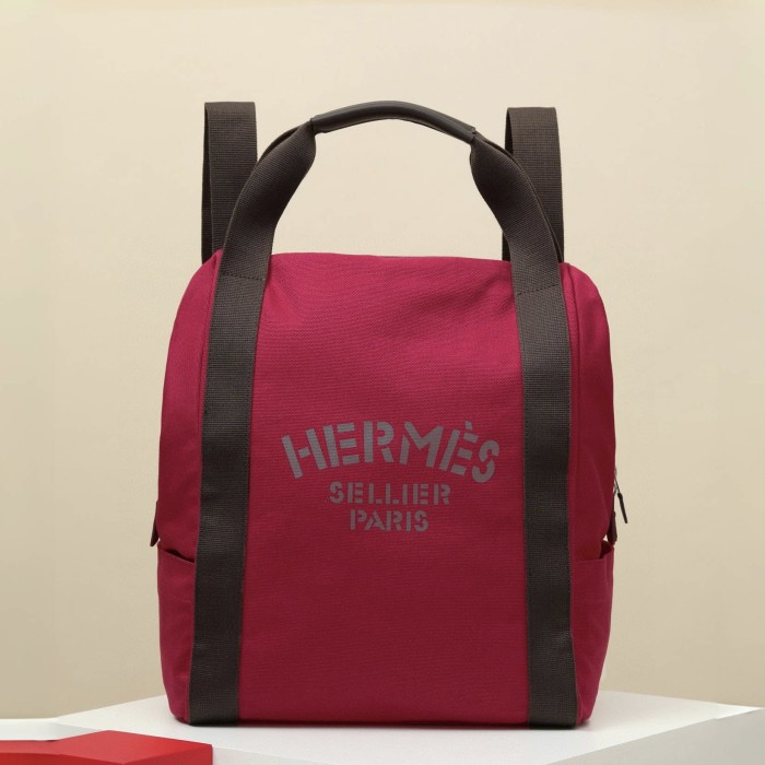 NIGO Hermes Men's wear and Women's Fashion Casual Patterned Print Color-Block Backpack Bag Bags #nigo78792