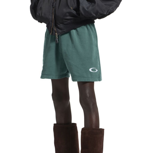 NIGO Balenciaga BASKETBALL Men's Summer Fashion Casual Solid Color Elastic Waist Loose Fit Cotton Athletic Shorts #nigo78797