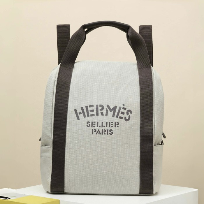 NIGO Hermes Men's wear and Women's Fashion Casual Patterned Print Color-Block Backpack Bag Bags #nigo78792