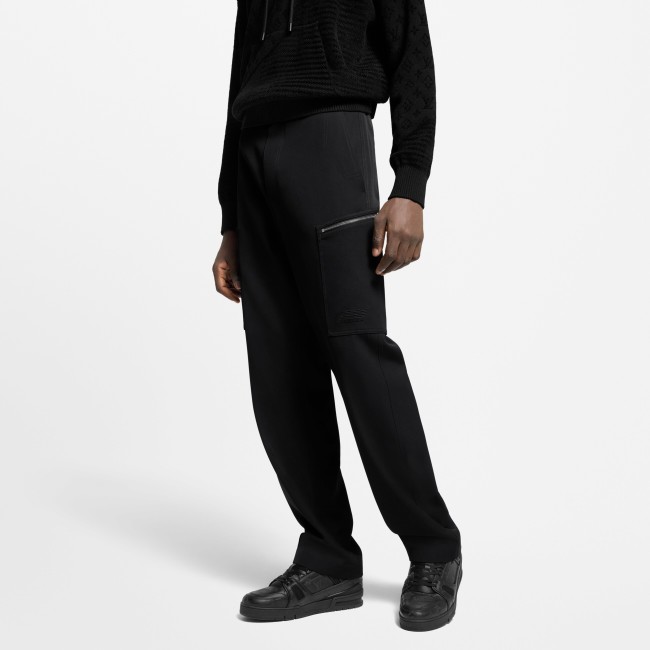 NIGO Louis Vuitton Men's Fashion Classic Solid Color Sheepskin Wool Embroidered Work Pants #nigo78828