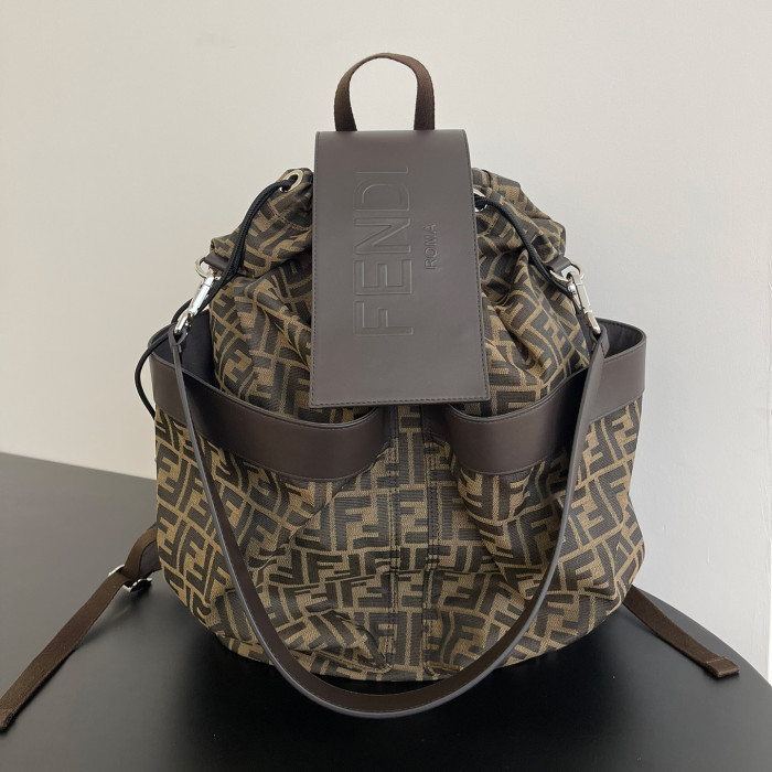 NIGO Fendi Unisex Fashion Classic Monogram Multi-Function Drawstring Backpack Tote Bag Bags #nigo78816