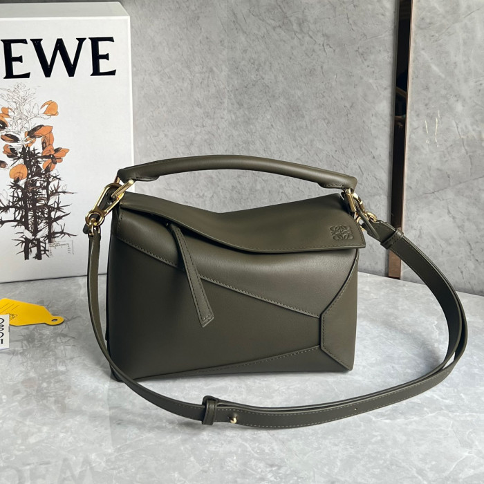 NIGO Loewe Women's Fashion Classic Solid-Color Grained Cowhide Small Shoulder Bag Handbag Crossbody Bag Bags #nigo78824