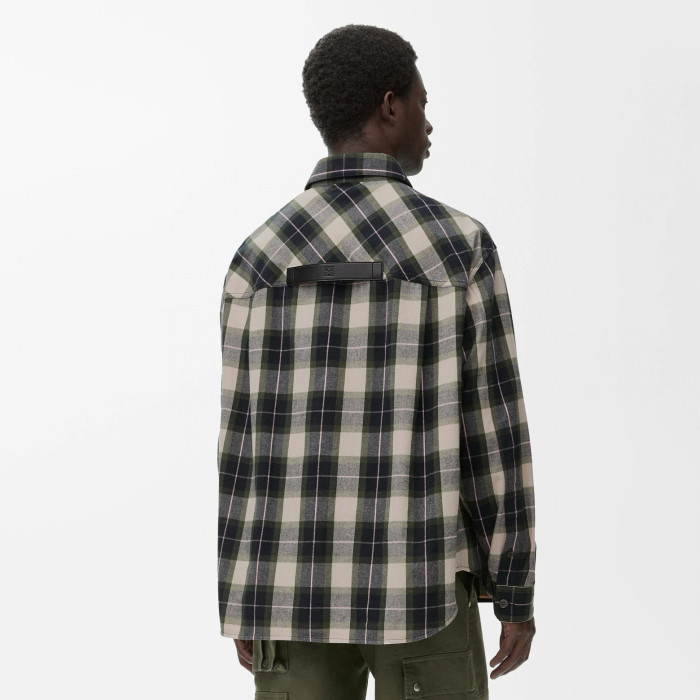 NIGO Loewe Men's And Women's Spring/Fall Fashion Casual Checkered Collared Single Breasted Long Sleeve Shirt #nigo78827