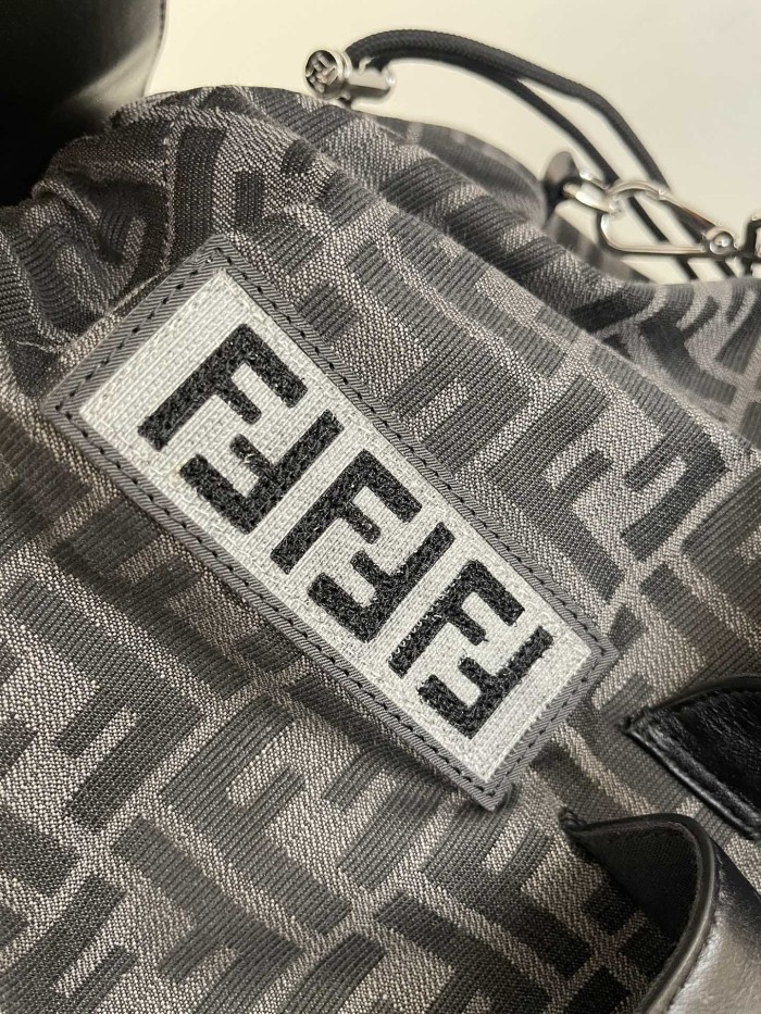 NIGO Fendi Unisex Fashion Classic Small Letter Pattern Multi-Function Drawstring Backpack Tote Bag Bags #nigo78817