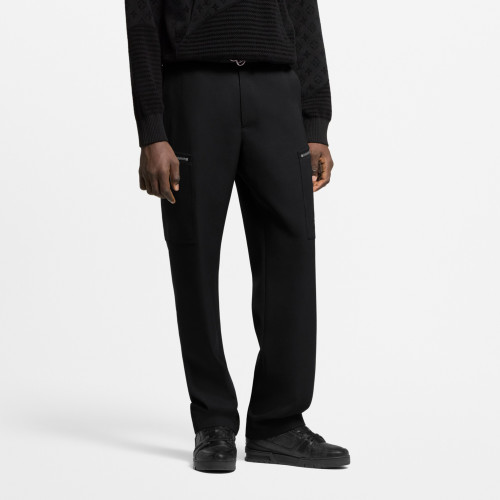 NIGO Louis Vuitton Men's Fashion Classic Solid Color Sheepskin Wool Embroidered Work Pants #nigo78828