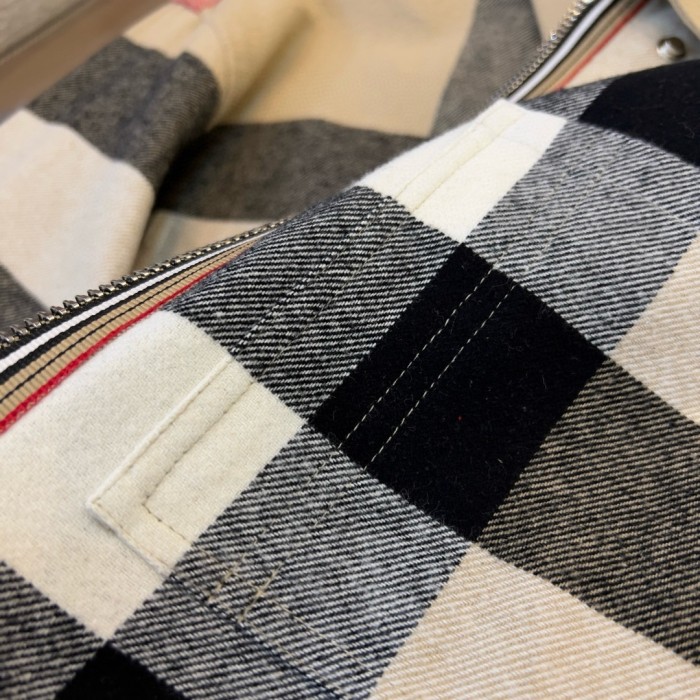 NIGO Burberry Men's and Women's Fashion Casual Collared Zipper Striped Pattern Shirt Jacket #nigo78834