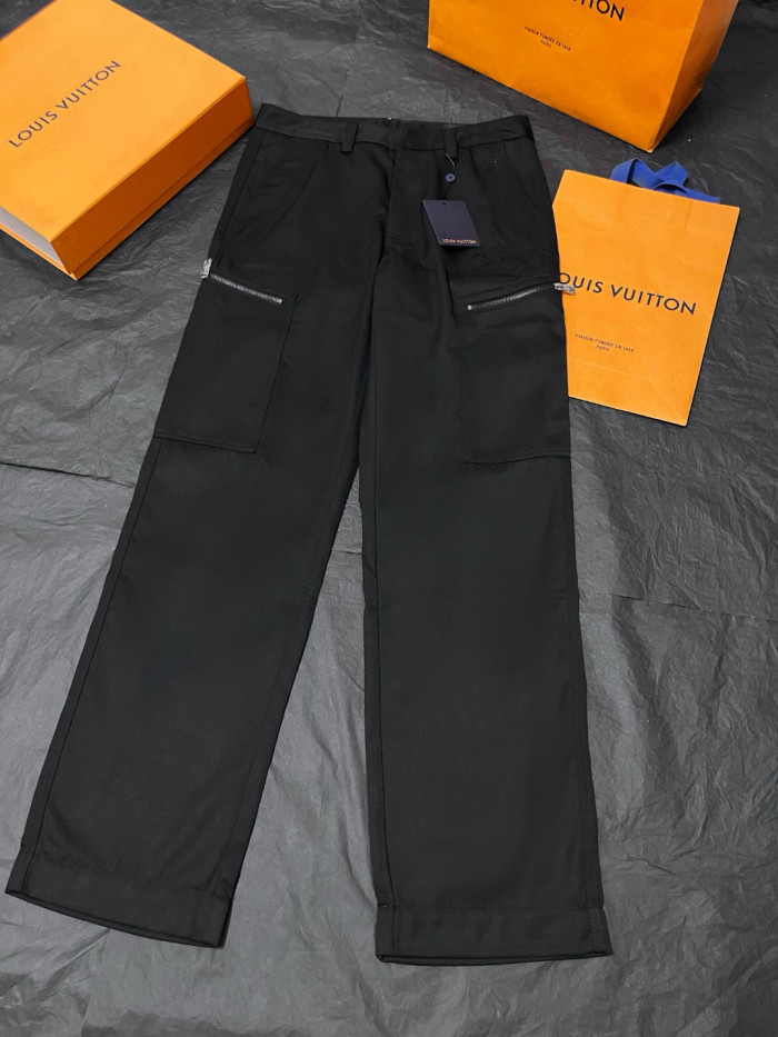 NIGO Louis Vuitton Men's Fashion Classic Solid Color Sheepskin Wool Embroidered Work Pants #nigo78828