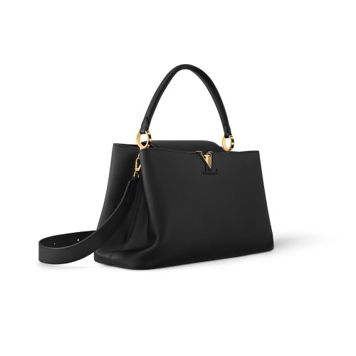 NIGO Louis Vuitton CAPUCINES SOUPLE  Women's Fashion Classic Solid-Color Leather Logo Handbag Shoulder Bag Bags M24879 #nigo78857