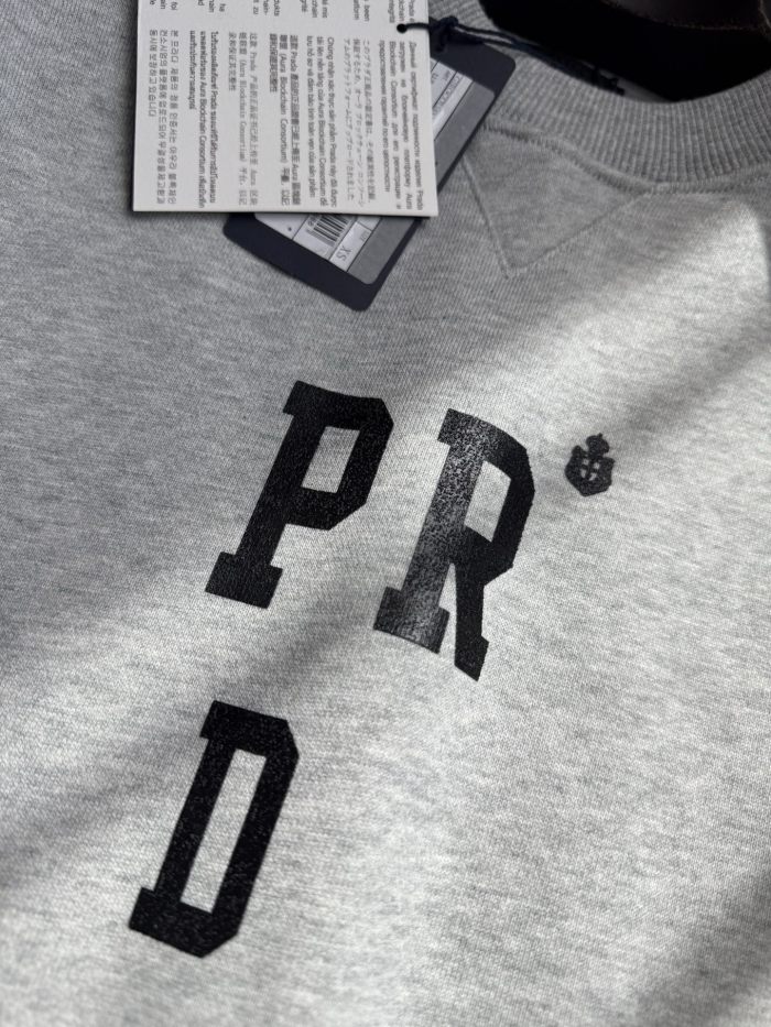 NIGO Prada  Men's and Women's Spring/Fall Fashion Casual Crewneck Pullover Solid Color Oversized Sweatshirt #nigo78847