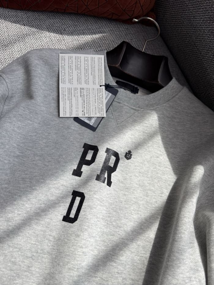 NIGO Prada  Men's and Women's Spring/Fall Fashion Casual Crewneck Pullover Solid Color Oversized Sweatshirt #nigo78847