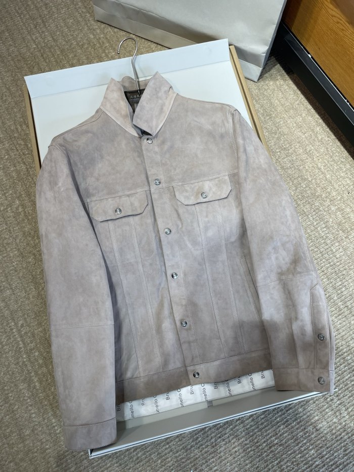 NIGO Brunello Cucinelli Men's Spring/Fall Fashion Casual Solid-Color Stand-Up Collar Single-Breasted Jacket #nigo78845