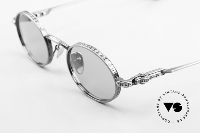 NIGO Chrome Hearts  Men's and Women's Fashion Round Frame Logo Engraved Decorative Temple Tips Sunglasses Accessories #nigo78856