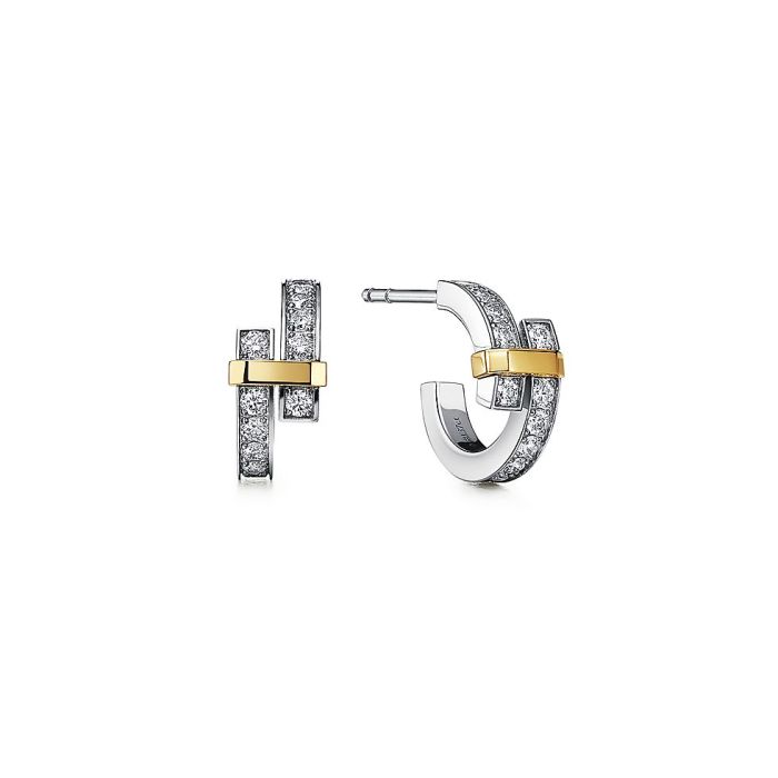 NIGO Tiffany & Co.  Edge Women's Fashion Round Hoop Earrings and Stud Jewelry Accessories nigo78871