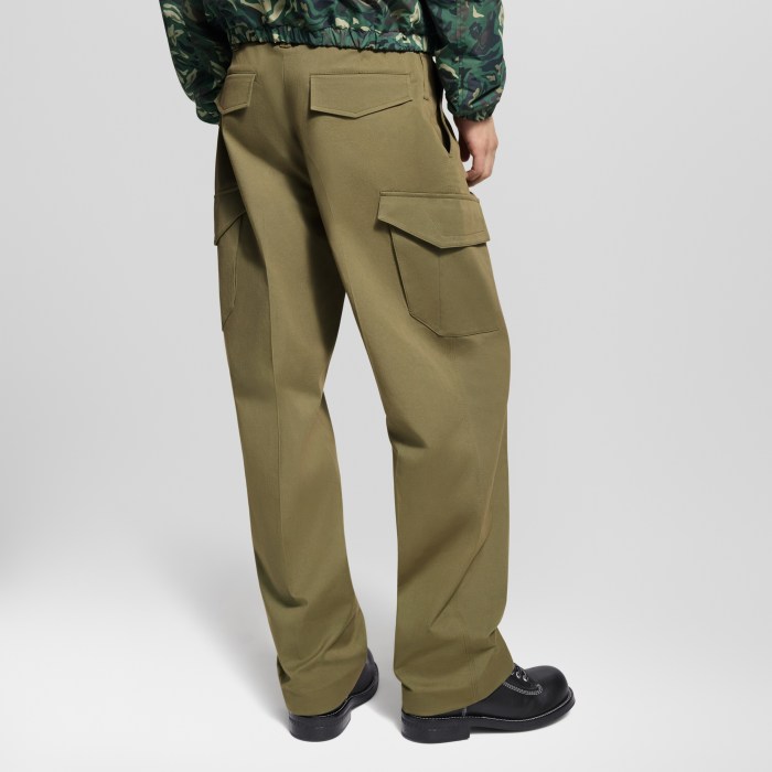 NIGO Louis Vuitton Men's Spring/Fall Fashion Casual Solid Color Cotton Twill Workwear Pants With Embroidery Pants #nigo78875