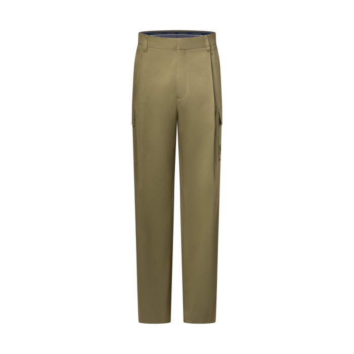 NIGO Louis Vuitton Men's Spring/Fall Fashion Casual Solid Color Cotton Twill Workwear Pants With Embroidery Pants #nigo78875