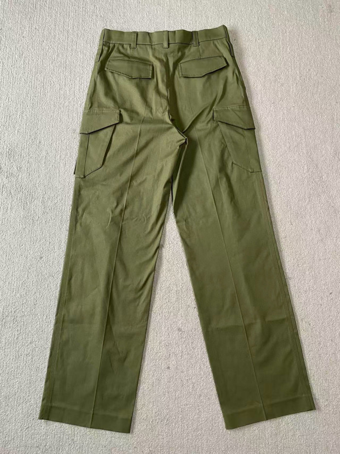 NIGO Louis Vuitton Men's Spring/Fall Fashion Casual Solid Color Cotton Twill Workwear Pants With Embroidery Pants #nigo78875