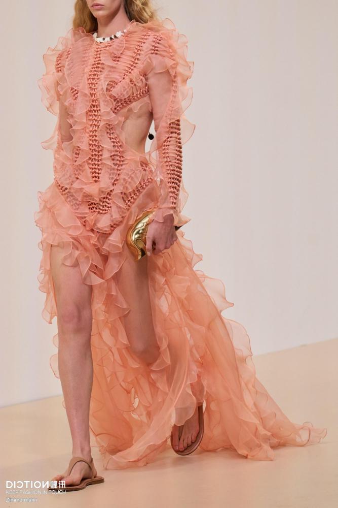 NIGO Zimmermann Women's Spring/Summer Fashion Casual Solid Color Knit Long Sleeve Dress Long Dress #nigo78889