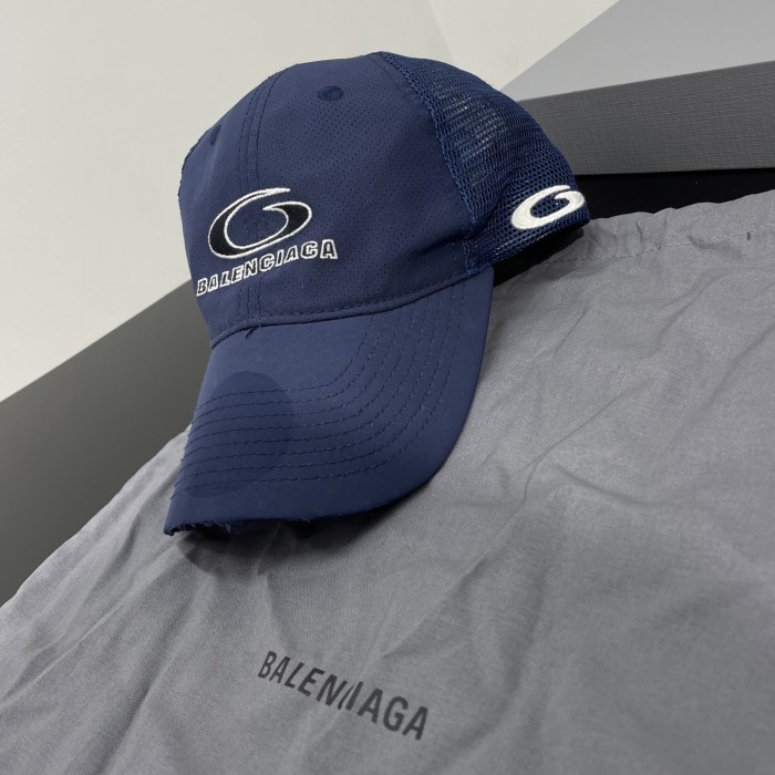 NIGO Balenciaga TRUCKER Men's And Women's Spring/Fall Fashion Casual Solid Color Nylon Technical Mesh Breathable Openwork Baseball Cap Hats Accessories #nigo78892