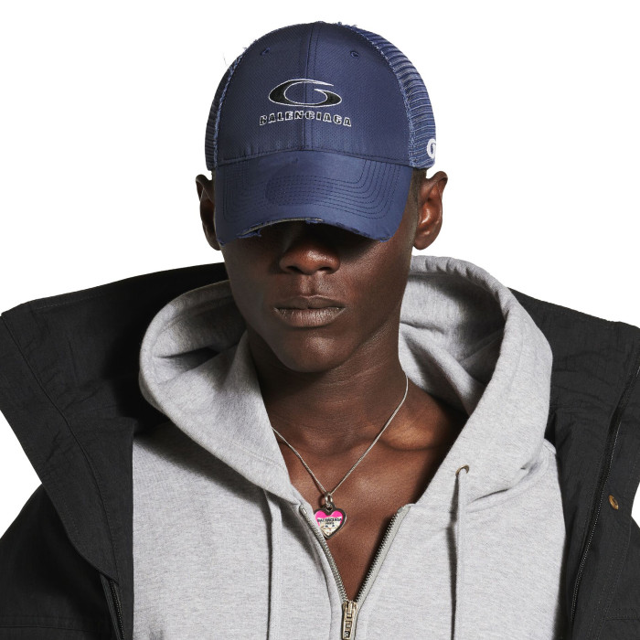 NIGO Balenciaga TRUCKER Men's And Women's Spring/Fall Fashion Casual Solid Color Nylon Technical Mesh Breathable Openwork Baseball Cap Hats Accessories #nigo78892