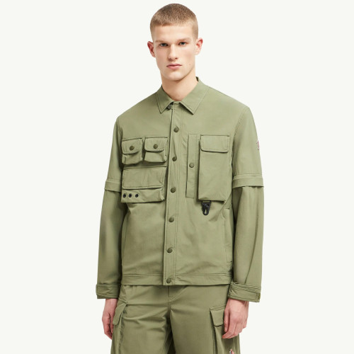 NIGO Moncler Men's Spring/Fall Casual Single-Breasted Solid Color Multi Pocket Detachable Sleeve Workwear Jacket #nigo78895