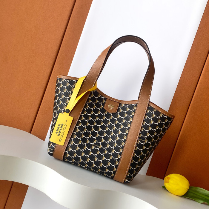 NIGO Moynat Duo Tote BB Women's Classic Two-Tone Leather Clutch Tote Handbag Bag  Bags  #nigo78913