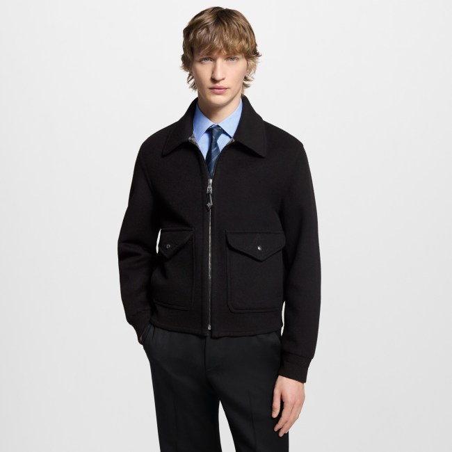 NIGO Louis Vuitton Men's Fall/Winter Fashion Casual Solid Color Lapel Zipper Double Faced Waist Tuck Wool Jacket #nigo78932