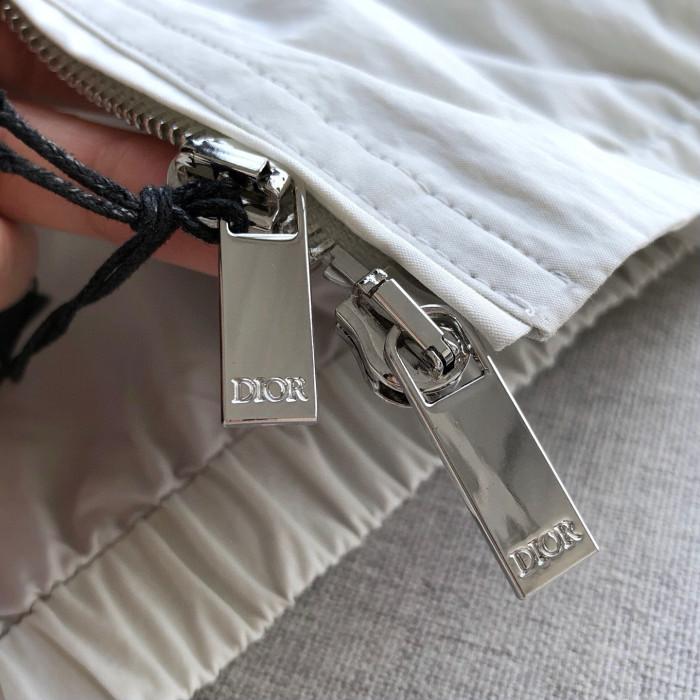 NIGO Dior Men's CD Icon Harrington Jacket Spring/Fall Solid Color Stand Collar Zipper-Front Long Sleeve Coat #nigo81575