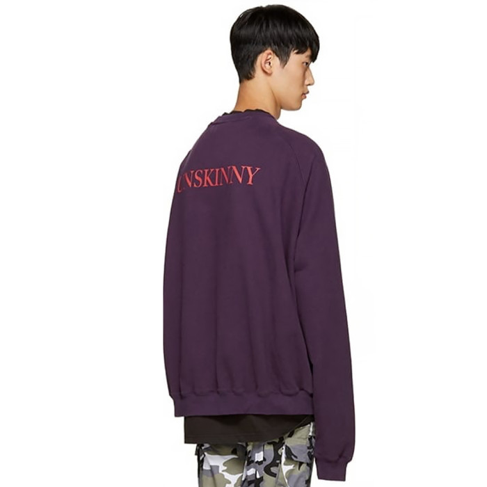 NIGO Vetements Men's Spring And Autumn Purple Back Letter Printed Round Neck Hooded Logo Embroidered Long Sleeve Hoodie Sweatshirt #nigo81579