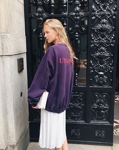 NIGO Vetements Men's Spring And Autumn Purple Back Letter Printed Round Neck Hooded Logo Embroidered Long Sleeve Hoodie Sweatshirt #nigo81579