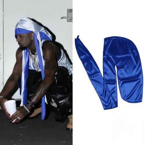 NIGO Opium Men's Spring And Summer High Street Trend Hip-hop Hat Playsongs Solid Color Long-tail Tie Hip-hop Turban Hat Head Wrap Hat Ngvp #nigo2488