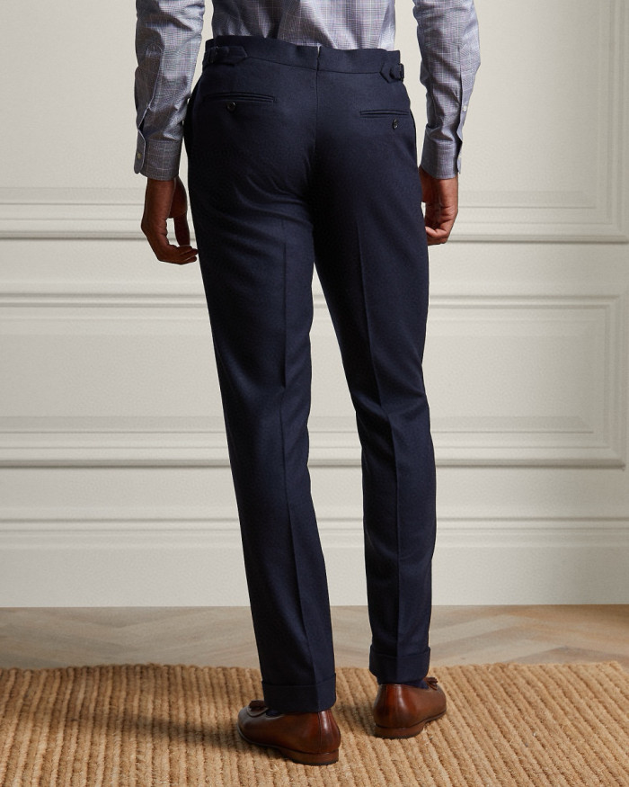 NIGO Ralph Lauren Men's Vintage-Inspired Solid-Color Four-Season Casual Wool Blazer Pants Ngvp #nigo2514