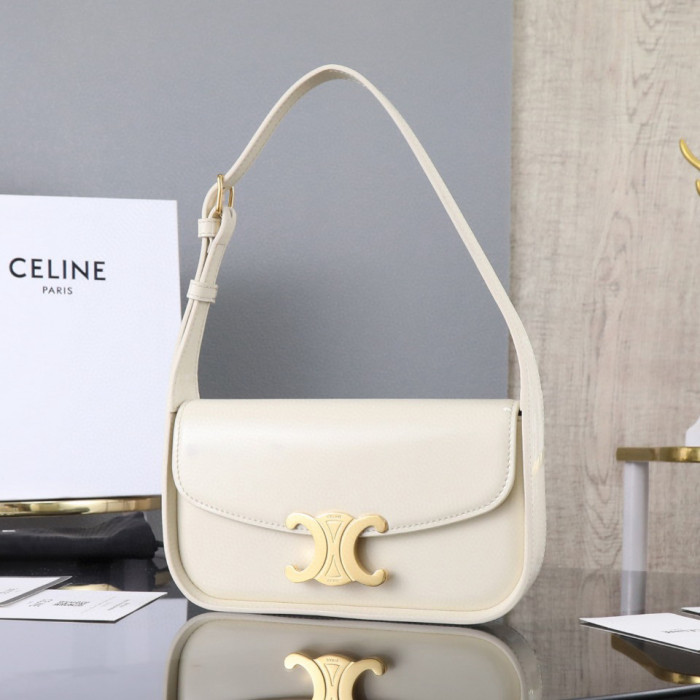 NIGO Celine Women's Fashion Classic Solid Color Leather Logo Embellished Adjustable Handle Tote Bag/Shoulder Bag Bags 118313FZI-00WC #nigo78953