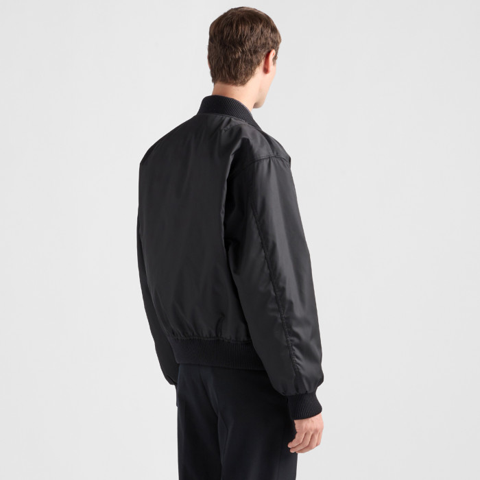 NIGO Prada Men's Fall/Winter Fashion Casual Solid Color Baseball Collar Zipper Pilot Cotton Jacket #nigo78956