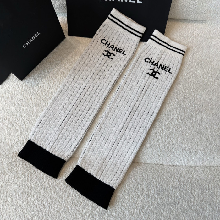 NIGO Chanel Women's Spring/Fall Fashion Classic Striped Letter Print Casual Mid Calf Socks Accessories #nigo78958